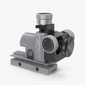 3D model Optical Sight Rifle Scope