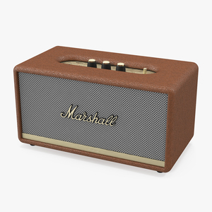 3D Marshall Stanmore II Wireless Bluetooth Speaker Brown model