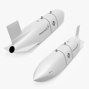 3D Cruise Missile AGM 158 JASSM model