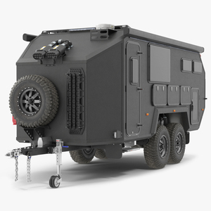 3D Expedition Mobile Home Black model