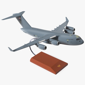 3D Globemaster III Scale Model with Stand model