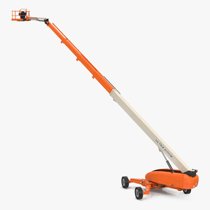 Telescopic Boom Lift Generic 4 Pose 2 3D