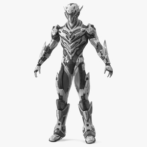 Sci-Fi Combat Robot Character 3D model