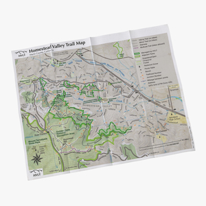 Trail Map 3D model