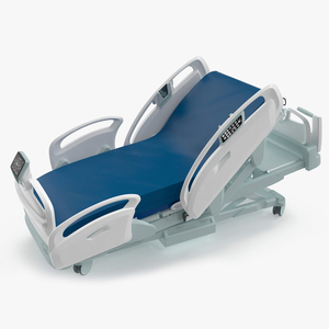 3D model Smart Hospital Bed Rigged