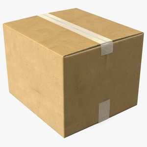 3D model Cardboard Moving Box