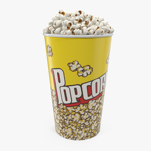 3D Medium Popcorn Bucket