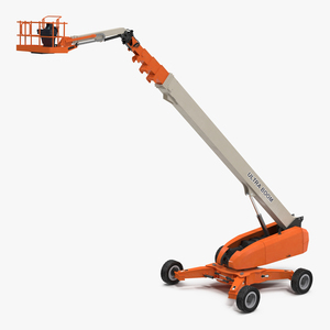 Telescopic Boom Lift Generic 4 Rigged 3D