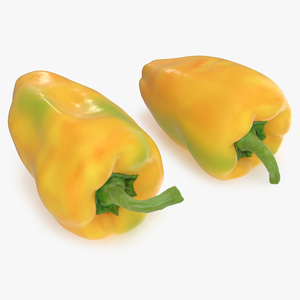 Sweet Pepper Golden Marconi 3D