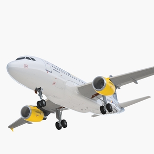 3D Airbus A319 Vueling Airlines model