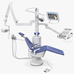 3D model Modern Dental Unit Rigged