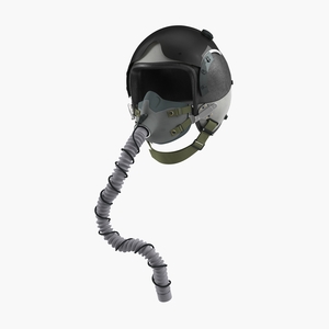 US Military Pilot Helmet 3D model