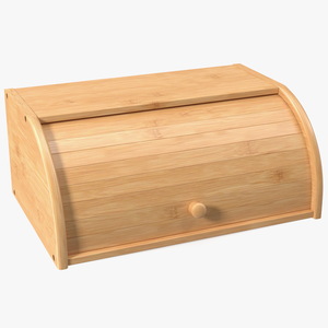 Bread Box Wood 3D model