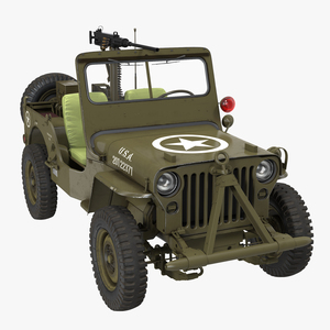 US Army Jeep Willys MB 3D