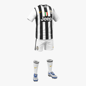 3D Soccer Clothes Juventus model