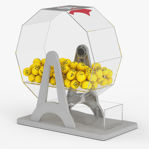 Manual Bingo Balls Lottery Machine 3D model