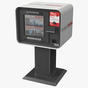 3D Urban Newspaper Vending Machine