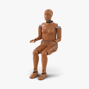 3D Female Crash Test Dummy model