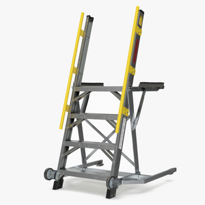 Aircraft Platform Ladder 3D model