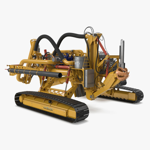 3D model Arthropod 600 Subsea Pipeline Trencher Rigged