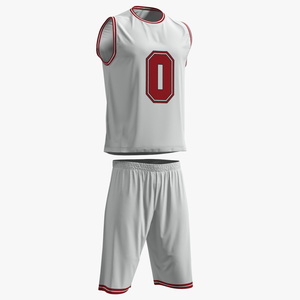 Basketball Jersey and Shorts Sportswear 3D model