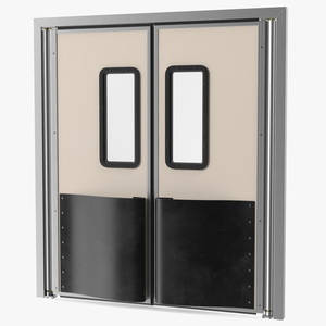 Impact Traffic Beige Polymer Doors 3D model