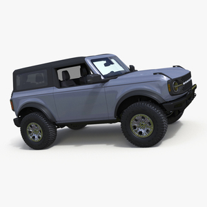 Ford Bronco Two Door Off Road SUV Carbonized Gray 3D model