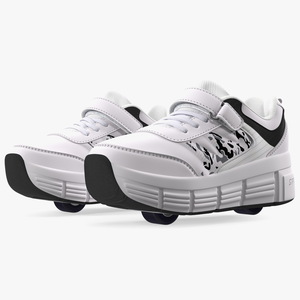 3D Roller Shoes White model