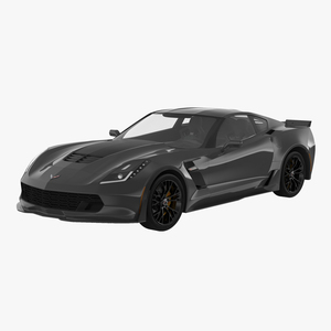 Chevrolet Corvette 2015 Simple Interior 3D model