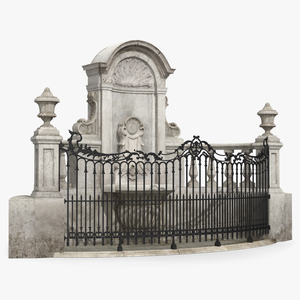 Pedestal of Manneken Pis 3D model