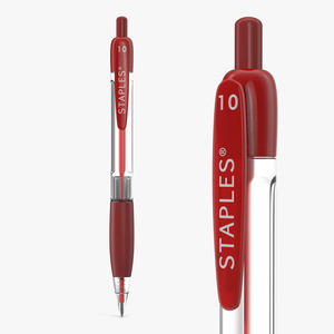 Red Ball Pen 3D