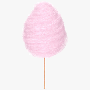 Pink Cotton Candy 3D