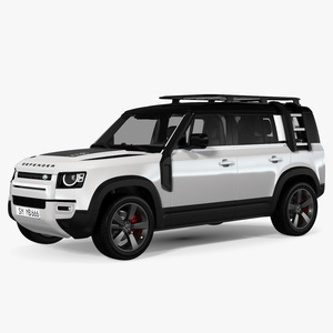 Land Rover Defender Explorer Pack Simple Interior 3D model