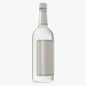 3D model Vodka 1L Bottle