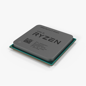 3D model AMD Ryzen 9 CPU