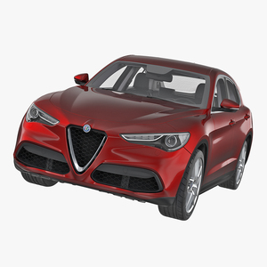 3D Alfa Romeo Stelvio 2017 model