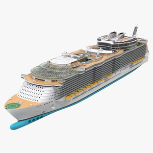 Passenger Cruise Ship Generic 3D model