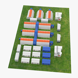 Outdoor Field Hospital 3D