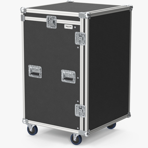 3D Music Flight Shock Rack Case with Wheels 79x48x48cm