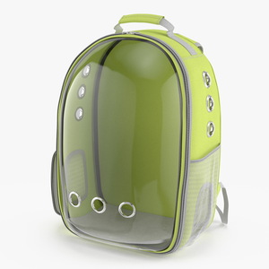 Pet Carrier Backpack Yellow 3D