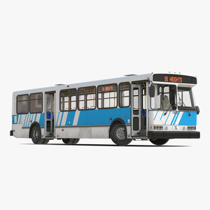 3D Orion V Transit Bus Rigged