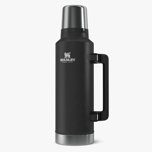 3D model Stanley Black Thermos with Turned Handle