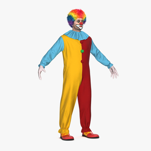 Clown Suit Fur 3D model