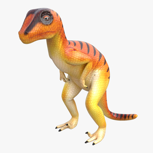 3D model Dinosaur Toy Velociraptor