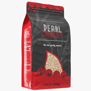 3D model Pearl Barley Package