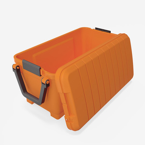 3D model Open Plastic Trunk Orange