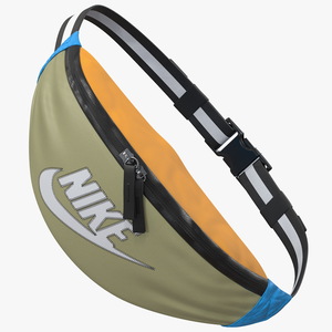 3D model Nike Sportswear Heritage Waist Bag Jade Stone