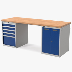 3D model Heavy Duty Workbench