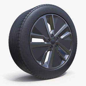 Phantom Alloy Wheel Gray 3D model