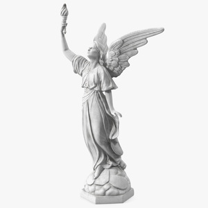 3D model Marble Statue of Angel for 3D Print